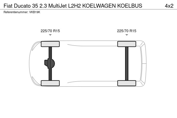 Fiat Ducato 35 2.3 MultiJet L2H2 KOELWAGEN KOELBUS