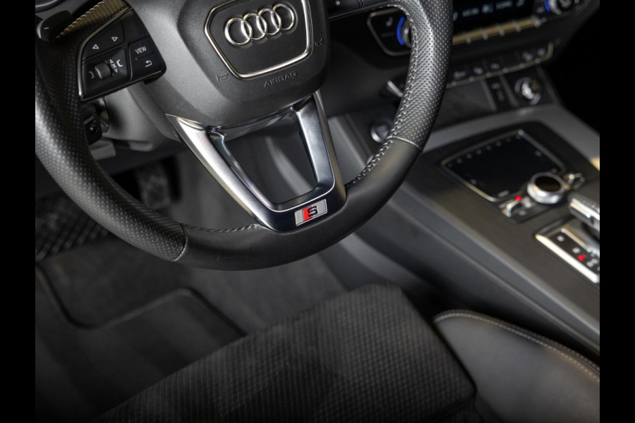 Audi Q5 55 TFSI e quattro 2x S-Line / 367pk / Trekhaak / B&O / Rondomzicht camera / Dodehoek herkenning /