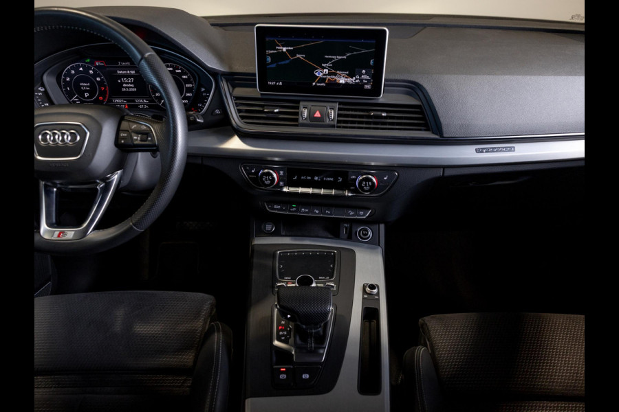 Audi Q5 55 TFSI e quattro 2x S-Line / 367pk / Trekhaak / B&O / Rondomzicht camera / Dodehoek herkenning /