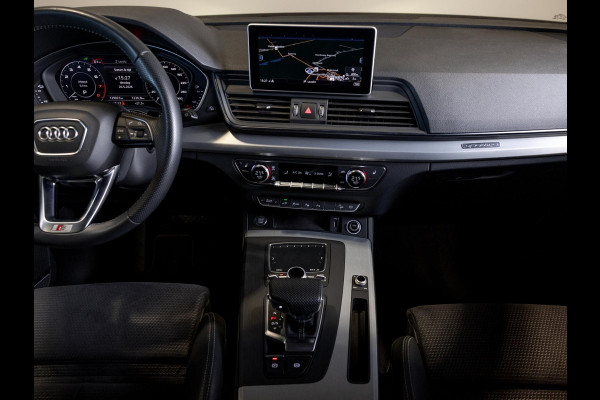 Audi Q5 55 TFSI e quattro 2x S-Line / 367pk / Trekhaak / B&O / Rondomzicht camera / Dodehoek herkenning /