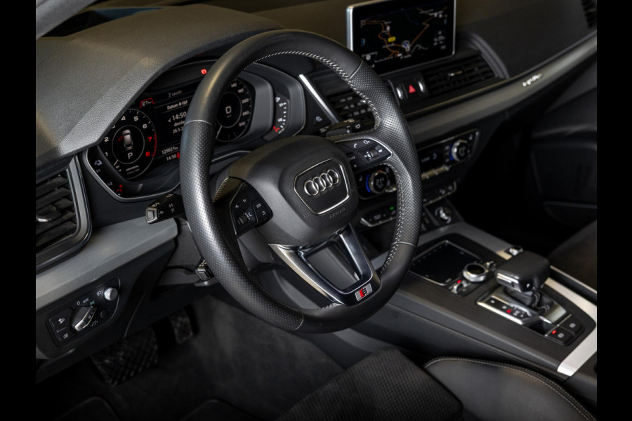 Audi Q5 55 TFSI e quattro 2x S-Line / 367pk / Trekhaak / B&O / Rondomzicht camera / Dodehoek herkenning /