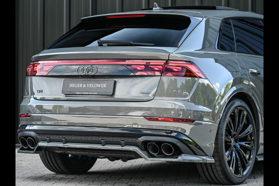 Audi Q8 60 TFSI e quattro Pro Line S Competition | Audi exclusive | 5 jaar garantie | Panoramadak | Massage stoelen | 4 Wiel besturing | Soft-close | Elektr. Trekhaak | Achterasbesturing | Oled achterlichten