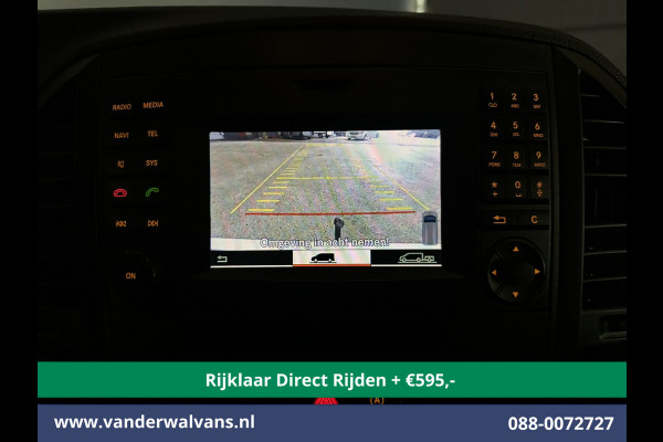 Mercedes-Benz Vito 114 CDI 136pk L2H1 *Rijklaar Direct Rijden* Euro6 Airco | Navigatie | Camera | LM Velgen Cruisecontrol, Bumper in de kleur, Parkeersensoren, Achterklep, Stoelverwarming, Bijrijdersbank, Inrichting
