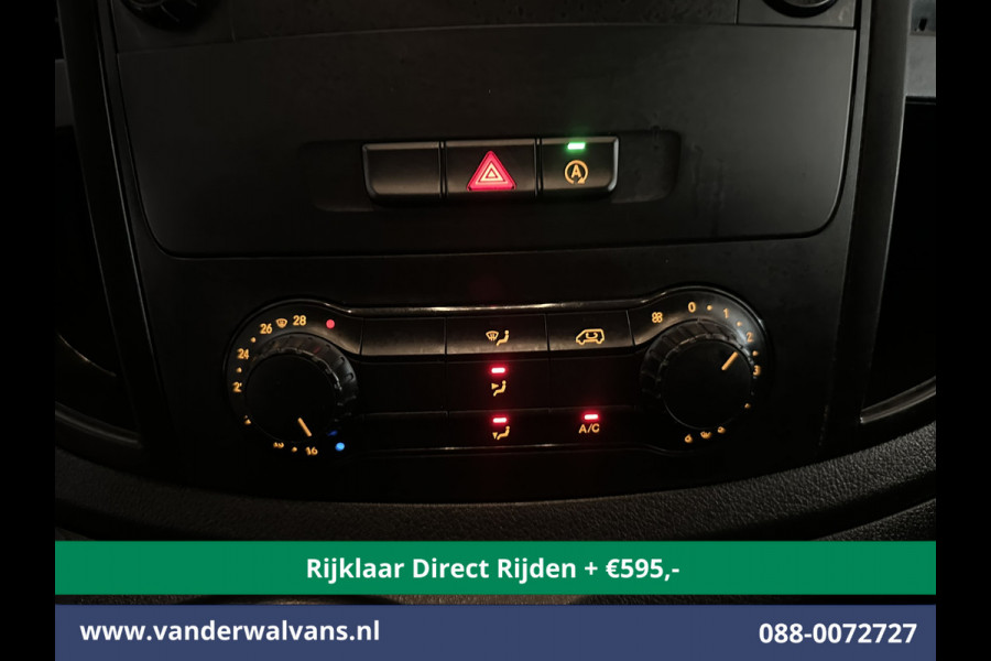 Mercedes-Benz Vito 114 CDI 136pk L2H1 *Rijklaar Direct Rijden* Euro6 Airco | Navigatie | Camera | LM Velgen Cruisecontrol, Bumper in de kleur, Parkeersensoren, Achterklep, Stoelverwarming, Bijrijdersbank, Inrichting