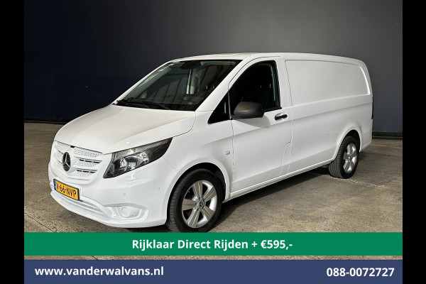 Mercedes-Benz Vito 114 CDI 136pk L2H1 *Rijklaar Direct Rijden* Euro6 Airco | Navigatie | Camera | LM Velgen Cruisecontrol, Bumper in de kleur, Parkeersensoren, Achterklep, Stoelverwarming, Bijrijdersbank, Inrichting