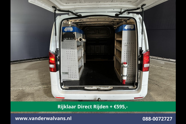 Mercedes-Benz Vito 114 CDI 136pk L2H1 *Rijklaar Direct Rijden* Euro6 Airco | Navigatie | Camera | LM Velgen Cruisecontrol, Bumper in de kleur, Parkeersensoren, Achterklep, Stoelverwarming, Bijrijdersbank, Inrichting