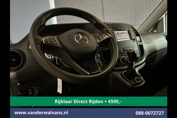 Mercedes-Benz Vito 114 CDI 136pk L2H1 *Rijklaar Direct Rijden* Euro6 Airco | Navigatie | Camera | LM Velgen Cruisecontrol, Bumper in de kleur, Parkeersensoren, Achterklep, Stoelverwarming, Bijrijdersbank, Inrichting