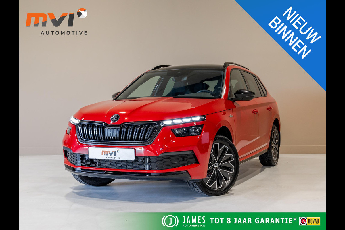 Škoda Kamiq 1.5 TSI ACT Monte Carlo / 150pk / Panorama dak / Achteruitrij camera / Stoel en stuur verwarming /