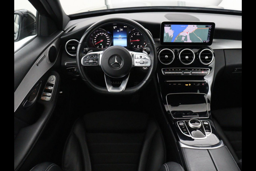 Mercedes-Benz C-Klasse 160 AMG | Stoelverwarming | Leder/Alcantara | Camera | Park Assist | Full LED | Elektrische stoelen | Navigatie | Climate control | Cruise control | Bluetooth