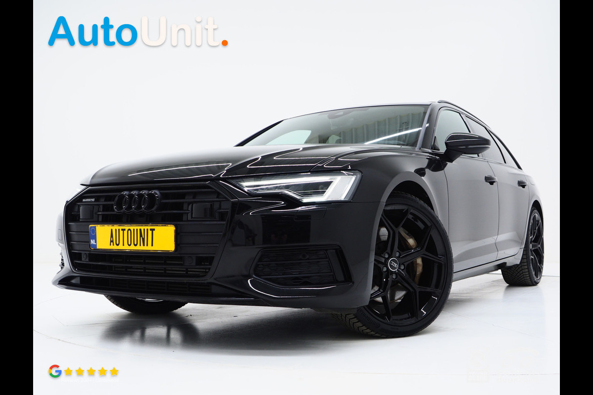 Audi A6 Avant 50 TFSI e quattro Full Black | Panoramadak | HUD | B&O Audio | Leder | Keyless | Camera | Sfeerlicht | Carplay