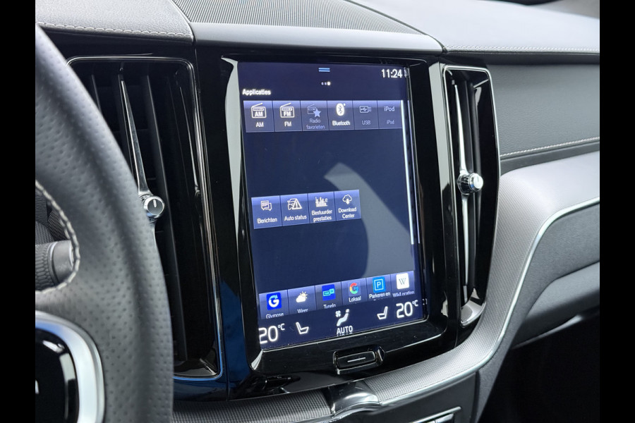 Volvo XC60 T5 251PK Autom. Inscription R-design Trekhaak Navi Ecc Cruise Control Pdc Stoelverwarming Elek.Achterklep Active Bochtenverlichting Lmv Collision Avoidance Road Sign Info Bluetooth