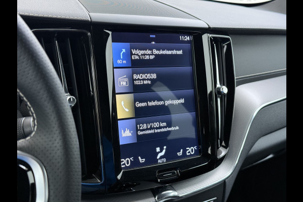 Volvo XC60 T5 251PK Autom. Inscription R-design Trekhaak Navi Ecc Cruise Control Pdc Stoelverwarming Elek.Achterklep Active Bochtenverlichting Lmv Collision Avoidance Road Sign Info Bluetooth