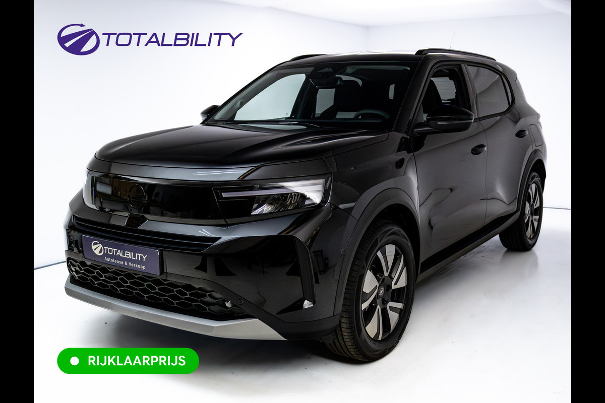 Opel Frontera 1.2 Turbo Hybrid GS 7 persoons | Stoel-, Stuur- & voorruitverwarming | Camera | Apple Carplay | Navigatie | Cruise | PDC V+A, Extra getint glas achter, derde zitrij, Nieuwe auto, tot 8 jaar garantie!