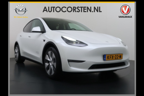 Tesla Model Y Long Range AWD 75kWh SOH 94% Warmtepomp AI-Computer Traffic Aware Adap.Cruise Leder Panoramadak Navi Ecc Camera Stoel+Stuurverwa Privacy Glas Lmv Elek.Achterklep Led Elek.Stoelen+Memory 4WD Fabrieksgarantie tot 15-02-2027 - Garantie op de Accu+Motor tot 15-2-2031/192.000km