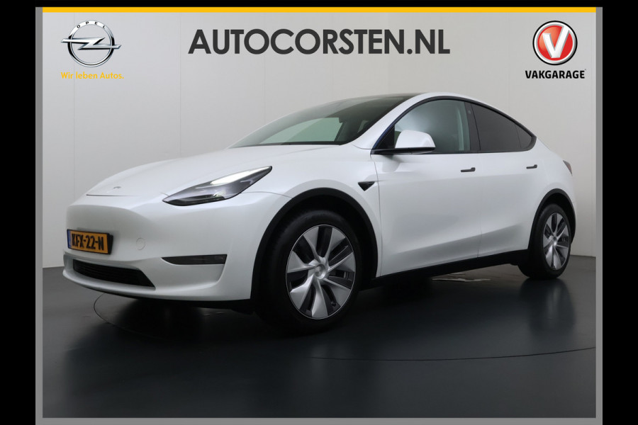 Tesla Model Y Long Range AWD 75kWh SOH 94% Warmtepomp AI-Computer Traffic Aware Adap.Cruise Leder Panoramadak Navi Ecc Camera Stoel+Stuurverwa Privacy Glas Lmv Elek.Achterklep Led Elek.Stoelen+Memory 4WD Fabrieksgarantie tot 15-02-2027 - Garantie op de Accu+Motor tot 15-2-2031/192.000km
