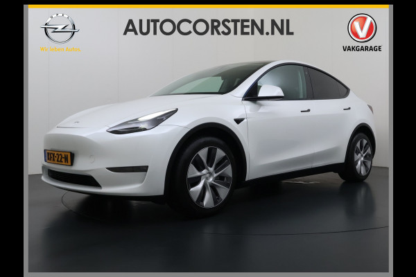 Tesla Model Y Long Range AWD 75kWh SOH 94% Warmtepomp AI-Computer Traffic Aware Adap.Cruise Leder Panoramadak Navi Ecc Camera Stoel+Stuurverwa Privacy Glas Lmv Elek.Achterklep Led Elek.Stoelen+Memory 4WD Fabrieksgarantie tot 15-02-2027 - Garantie op de Accu+Motor tot 15-2-2031/192.000km