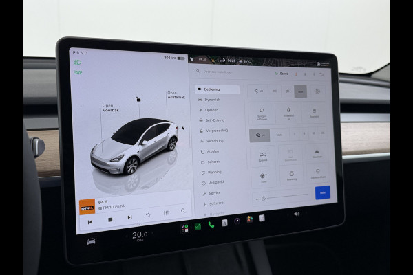 Tesla Model Y Long Range AWD 75kWh SOH 94% Warmtepomp AI-Computer Traffic Aware Adap.Cruise Leder Panoramadak Navi Ecc Camera Stoel+Stuurverwa Privacy Glas Lmv Elek.Achterklep Led Elek.Stoelen+Memory 4WD Fabrieksgarantie tot 15-02-2027 - Garantie op de Accu+Motor tot 15-2-2031/192.000km