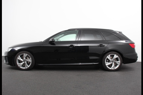 Audi A4 Avant 40 TFSI 204pk Automaat S-Line Black Edition Navigatie Apple Carplay/Android Auto Adaptieve Cruise Control Parkeersensoren Camera Dodehoek Assistent Elektrische Achterklep Stoelverwarming Climate Control
