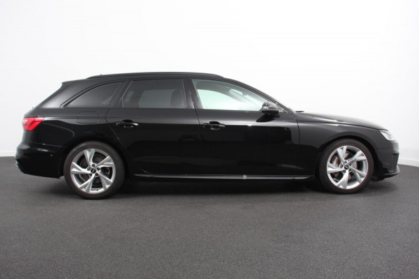 Audi A4 Avant 40 TFSI 204pk Automaat S-Line Black Edition Navigatie Apple Carplay/Android Auto Adaptieve Cruise Control Parkeersensoren Camera Dodehoek Assistent Elektrische Achterklep Stoelverwarming Climate Control