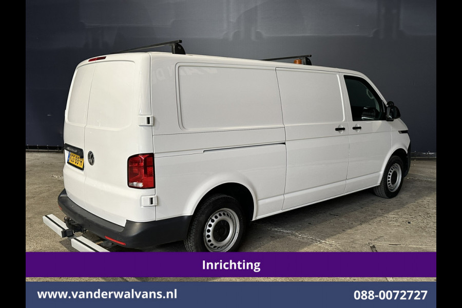 Volkswagen Transporter 2.0 TDI 150pk L2H1 Inrichting Euro6 Airco | Omvormer | Camera | 2500kg Trekhaak | Apple Carplay Android Auto, Cruisecontrol, Parkeersensoren, Dakdragers