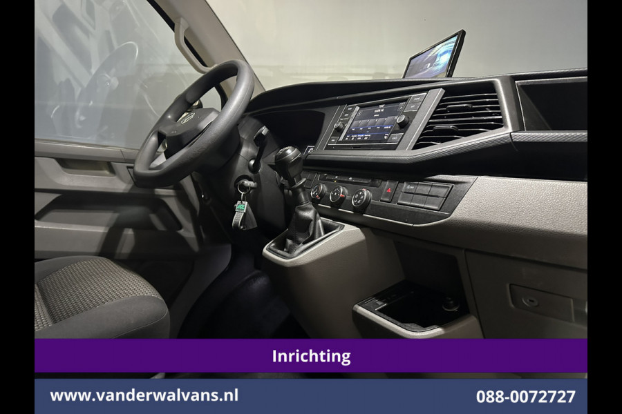 Volkswagen Transporter 2.0 TDI 150pk L2H1 Inrichting Euro6 Airco | Omvormer | Camera | 2500kg Trekhaak | Apple Carplay Android Auto, Cruisecontrol, Parkeersensoren, Dakdragers