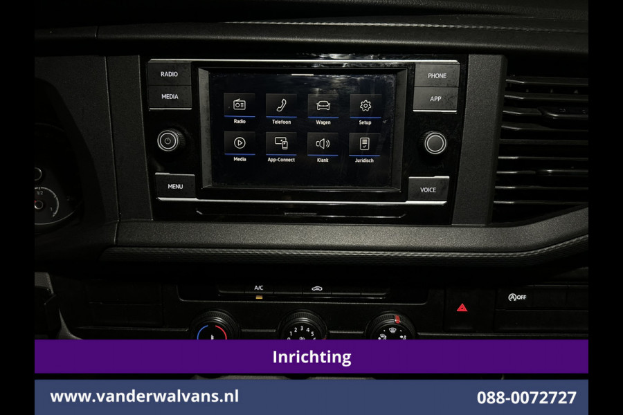Volkswagen Transporter 2.0 TDI 150pk L2H1 Inrichting Euro6 Airco | Omvormer | Camera | 2500kg Trekhaak | Apple Carplay Android Auto, Cruisecontrol, Parkeersensoren, Dakdragers
