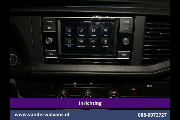 Volkswagen Transporter 2.0 TDI 150pk L2H1 Inrichting Euro6 Airco | Omvormer | Camera | 2500kg Trekhaak | Apple Carplay Android Auto, Cruisecontrol, Parkeersensoren, Dakdragers