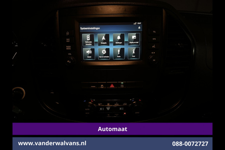 Mercedes-Benz Vito 114 CDI 136pk 9G-Tronic Automaat L2H1 Euro6 Airco | Camera | Navigatie | Apple Carplay | Imperiaal | 2500kg Trekhaak Android Auto, Cruisecontrol, Parkeersensoren, Sidebars