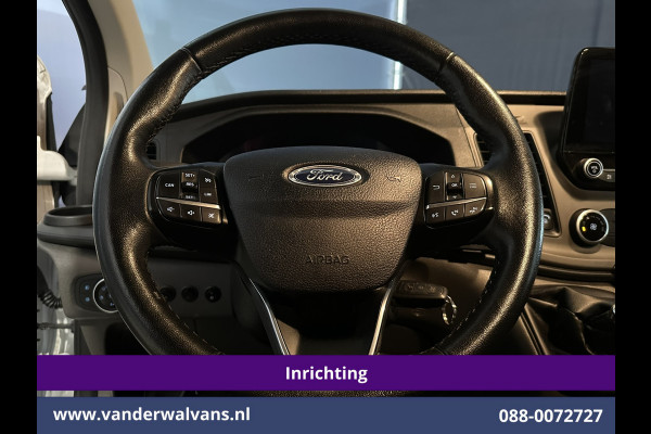 Ford Transit Custom 2.0 TDCI 131pk L2H1 Inrichting Euro6 Airco | LED | Cruisecontrol | Stoelverwarming Verwarmde voorruit, Parkeersensoren, Bijrijdersbank, 2800kg trekvermogen
