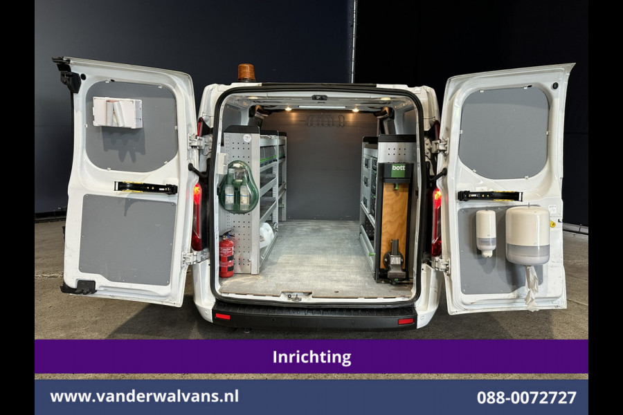 Ford Transit Custom 2.0 TDCI 131pk L2H1 Inrichting Euro6 Airco | LED | Cruisecontrol | Stoelverwarming Verwarmde voorruit, Parkeersensoren, Bijrijdersbank, 2800kg trekvermogen