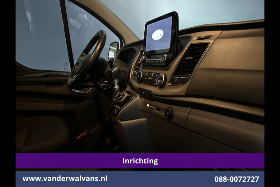 Ford Transit Custom 2.0 TDCI 131pk L2H1 Inrichting Euro6 Airco | LED | Cruisecontrol | Stoelverwarming Verwarmde voorruit, Parkeersensoren, Bijrijdersbank, 2800kg trekvermogen