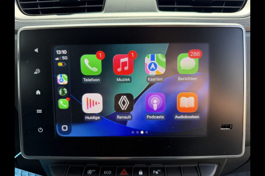 Renault Kangoo Comfort 1.3 TCe 100PK **Benzine** L1 Airco Navigatie Carplay Cruise Control Parkeersensoren Kastwand Inbouw