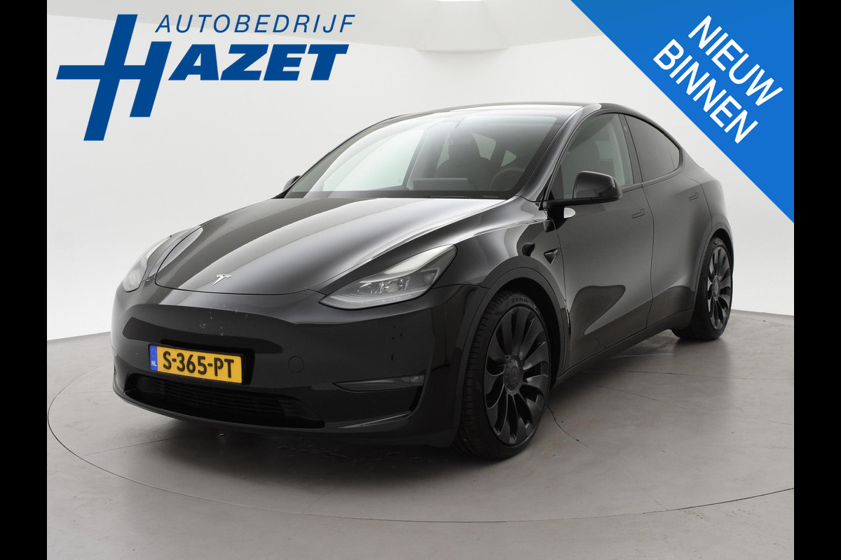 Tesla Model Y 534 PK PERFORMANCE SOH 93% + 75 KWH + AUTOPILOT | PANORAMA | 21 INCH