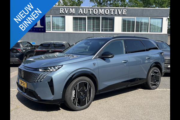 Peugeot E-5008 GT 73 kWh SOH 94%| 7 PERSOONS | COMPLEET UITGEVOERD| STOEL VENTILATIE |WARMTEPOMP| ADAPTIEVE CRUISE CONTROL | 360° CAMERA | ACHTERBANK VERWARMD |STOEL+ STUURVERWARMING| MEMORY STOEL MET MASSAGE| DODE HOEK SENSOR| ELEKTRISCHE ACHTERKLEP