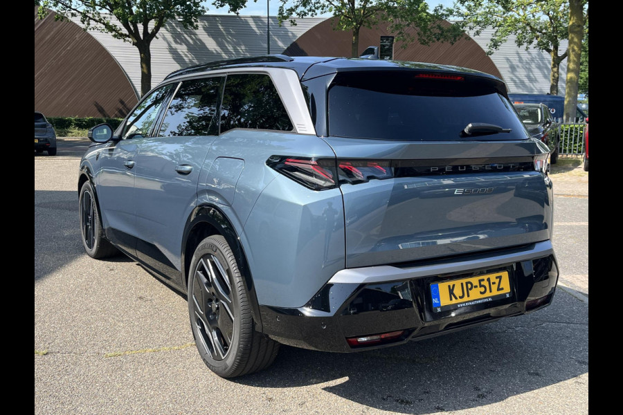Peugeot E-5008 GT 73 kWh SOH 94%| 7 PERSOONS | COMPLEET UITGEVOERD| STOEL VENTILATIE |WARMTEPOMP| ADAPTIEVE CRUISE CONTROL | 360° CAMERA | ACHTERBANK VERWARMD |STOEL+ STUURVERWARMING| MEMORY STOEL MET MASSAGE| DODE HOEK SENSOR| ELEKTRISCHE ACHTERKLEP