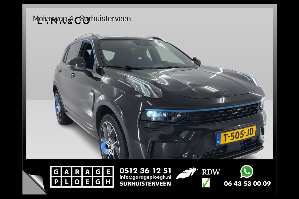 Lynk & Co 01 1.5 PHEV 262PK Adapt.Cruise ZwarteHemel 360° Cam Carplay Plug-in Stoelverw Vol opties!
