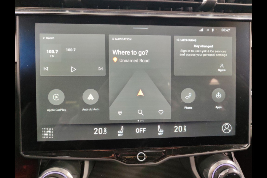 Lynk & Co 01 1.5 PHEV 262PK Adapt.Cruise ZwarteHemel 360° Cam Carplay Plug-in Stoelverw Vol opties!