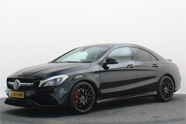 Mercedes-Benz CLA-Klasse AMG 45 4MATIC Memory, Sfeerverlichting, Harmen & Kardon, Apple Carplay, ACC, 19"