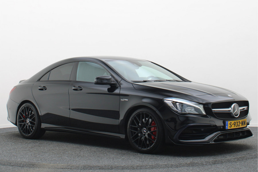 Mercedes-Benz CLA-Klasse AMG 45 4MATIC Memory, Sfeerverlichting, Harmen & Kardon, Apple Carplay, ACC, 19"