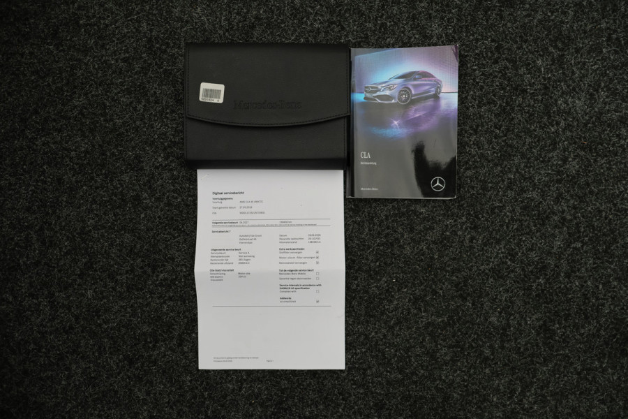 Mercedes-Benz CLA-Klasse AMG 45 4MATIC Memory, Sfeerverlichting, Harmen & Kardon, Apple Carplay, ACC, 19"