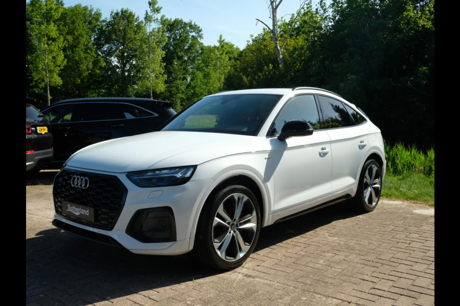 Audi Q5 Sportback 55 TFSI e S edition 367 PK | S Line | Trekhaak | Luchtvering |  21 inch Audi Sport | Stoelverwarming | Bang&Olufsen | Adaptive cruise control | Dodehoeksensoren | Lendesteunverstelling