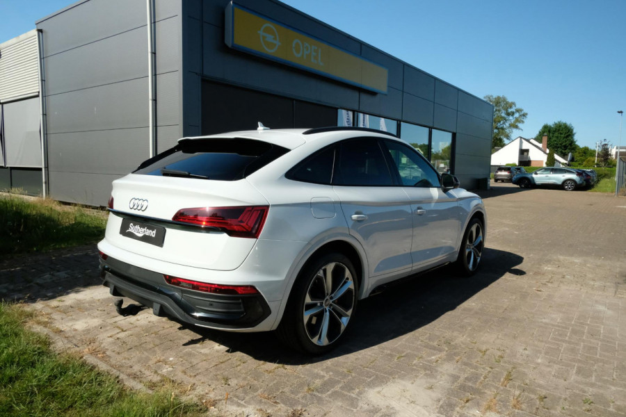 Audi Q5 Sportback 55 TFSI e S edition 367 PK | S Line | Trekhaak | Luchtvering |  21 inch Audi Sport | Stoelverwarming | Bang&Olufsen | Adaptive cruise control | Dodehoeksensoren | Lendesteunverstelling