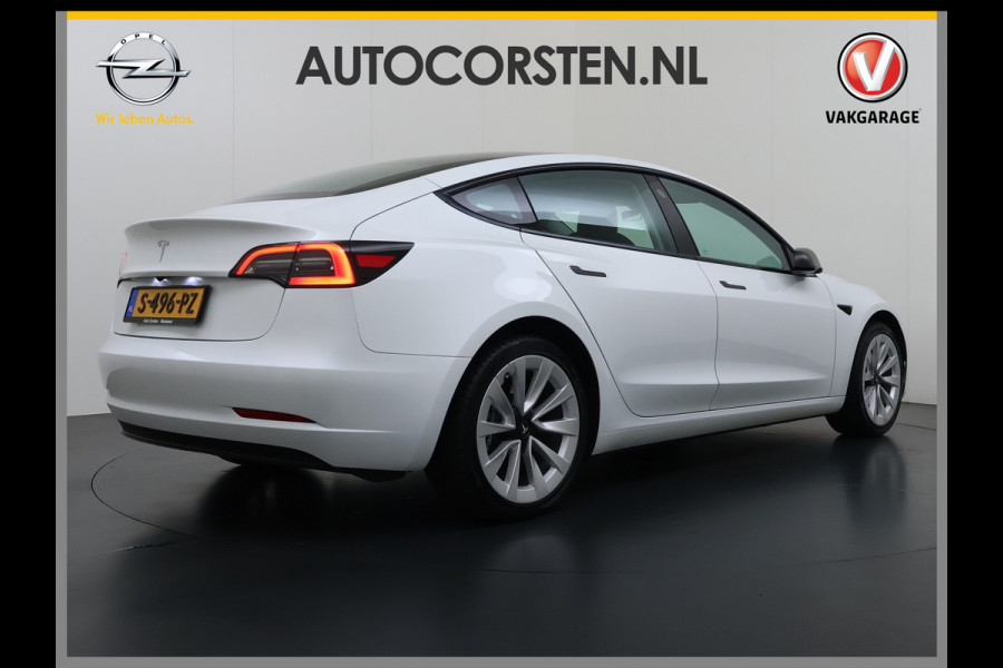 Tesla Model 3 RWD Plus SOH 92.9% Warmtepomp LFP Accu Lmv 19" Panoramadak Leder Navi Ecc Camera's Adap.Cruise Stoel+Stuurverwarming Elek.Achterklep Elek.Stoelen+Memory Led Draadloze telefoonlader 1e Eigenaar Origineel Nederlandse Auto