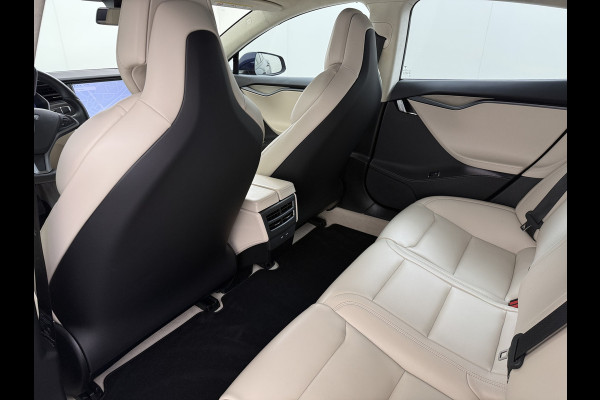 Tesla Model S 75D 476PK AWD Lmv 21" Leder Navi Ecc Panoramadak Cold Weather Pack Luchtvering Adap.Cruise Elek.Stoelen+Memory+Verwarmd Camera's Led Privacy Glas Homelink 5 Stuurverwarming Elek.Achterklep Dodehoek detector Wifi 1e Eigenaar Origineel Nederlandse Auto