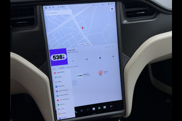 Tesla Model S 75D 476PK AWD Lmv 21" Leder Navi Ecc Panoramadak Cold Weather Pack Luchtvering Adap.Cruise Elek.Stoelen+Memory+Verwarmd Camera's Led Privacy Glas Homelink 5 Stuurverwarming Elek.Achterklep Dodehoek detector Wifi 1e Eigenaar Origineel Nederlandse Auto