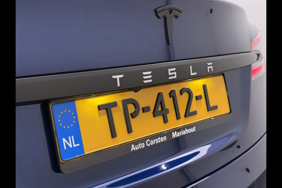 Tesla Model S 75D 476PK AWD Lmv 21" Leder Navi Ecc Panoramadak Cold Weather Pack Luchtvering Adap.Cruise Elek.Stoelen+Memory+Verwarmd Camera's Led Privacy Glas Homelink 5 Stuurverwarming Elek.Achterklep Dodehoek detector Wifi 1e Eigenaar Origineel Nederlandse Auto