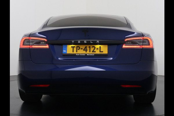 Tesla Model S 75D 476PK AWD Lmv 21" Leder Navi Ecc Panoramadak Cold Weather Pack Luchtvering Adap.Cruise Elek.Stoelen+Memory+Verwarmd Camera's Led Privacy Glas Homelink 5 Stuurverwarming Elek.Achterklep Dodehoek detector Wifi 1e Eigenaar Origineel Nederlandse Auto