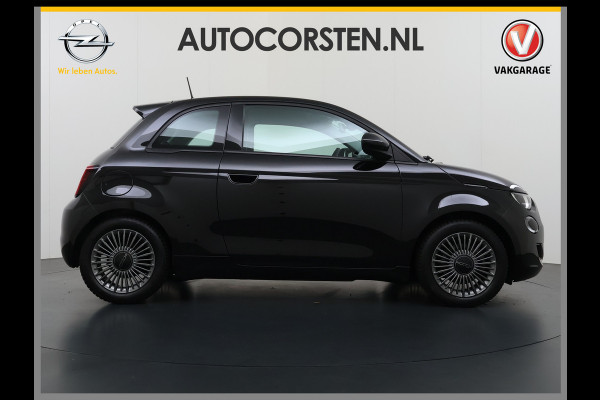 Fiat 500 Icon Long Range 42kWh SOH 91% Apple Carplay Android Auto Navi Ecc Cruise Control Pdc Keyless DAB Led Lmv Bluetooth Isofix Wifi Lane Assist Regen-Lichtsensor Grote Accu 1e Eigenaar Origineel Nederlandse Auto