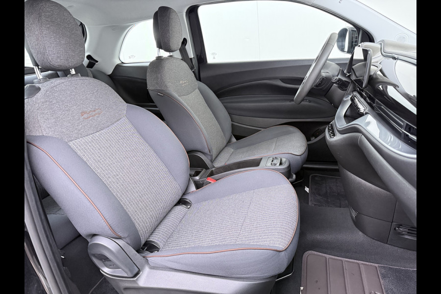 Fiat 500 Icon Long Range 42kWh SOH 91% Apple Carplay Android Auto Navi Ecc Cruise Control Pdc Keyless DAB Led Lmv Bluetooth Isofix Wifi Lane Assist Regen-Lichtsensor Grote Accu 1e Eigenaar Origineel Nederlandse Auto