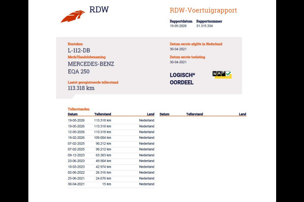 Mercedes-Benz EQA 250 AMG Business Solution Night 67kWh SOH 97% Navi Camera Ecc Cruise Control Stoelverwarming Pdc Dodehoek assist Lmv  Elek.Achterklep Privacy Glas DAB Led Advanced pakket 1e Eigenaar Dealeronderhouden Origineel Nederlandse Auto
